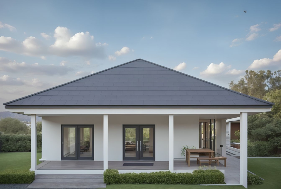 แบบบ้าน SK-73 ถูกออกแบบในสไตล์ Tropical Minimalist ที่เน้นความเรียบง่ายและการใช้งานที่ตอบโจทย์ชีวิตประจำวัน ตัวบ้านมีดีไซน์โปร่งโล่งเพื่อให้เข้ากับสภาพอากาศเมืองร้อน เหมาะสำหรับครอบครัวขนาดเล็กหรือผู้ที่มองหาบ้านพักผ่อนที่กลมกลืนกับธรรมชาติ