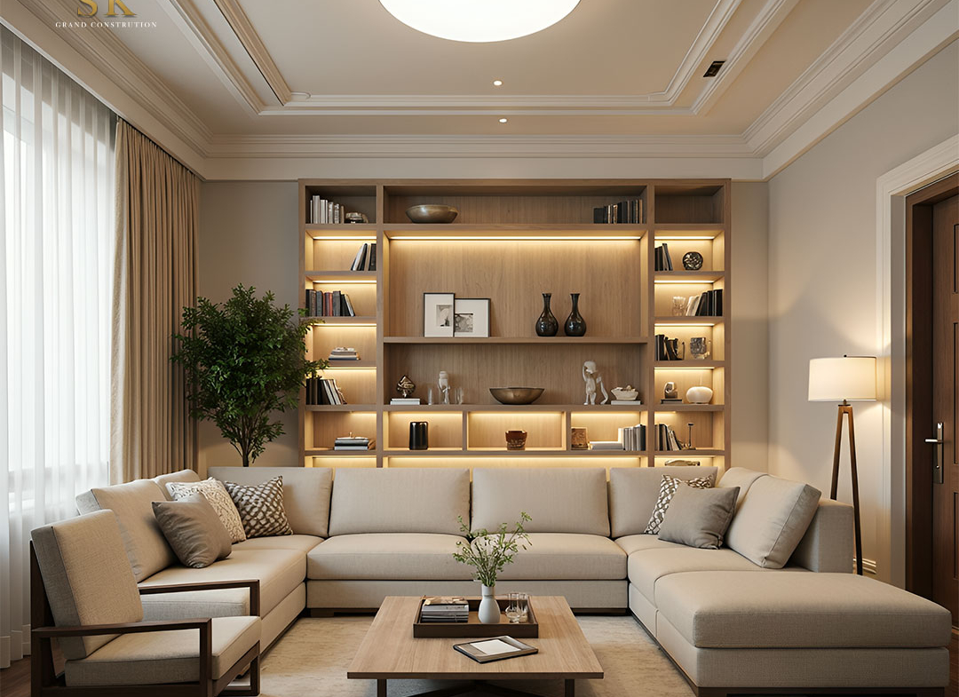 แบบบ้าน SK-51: บ้านสองชั้นสไตล์โมเดิร์นคลาสสิกที่ลงตัว แบบบ้าน SK-51 เป็นบ้านสองชั้นที่ออกแบบด้วยความพิถีพิถันในสไตล์ Modern Classic ซึ่งผสมผสานความหรูหราของการออกแบบคลาสสิกเข้ากับเส้นสายเรียบง่ายและทันสมัย ตอบโจทย์ครอบครัวที่ต้องการพื้นที่กว้างขวางสำหรับการอยู่อาศัยอย่างมีคุณภาพ