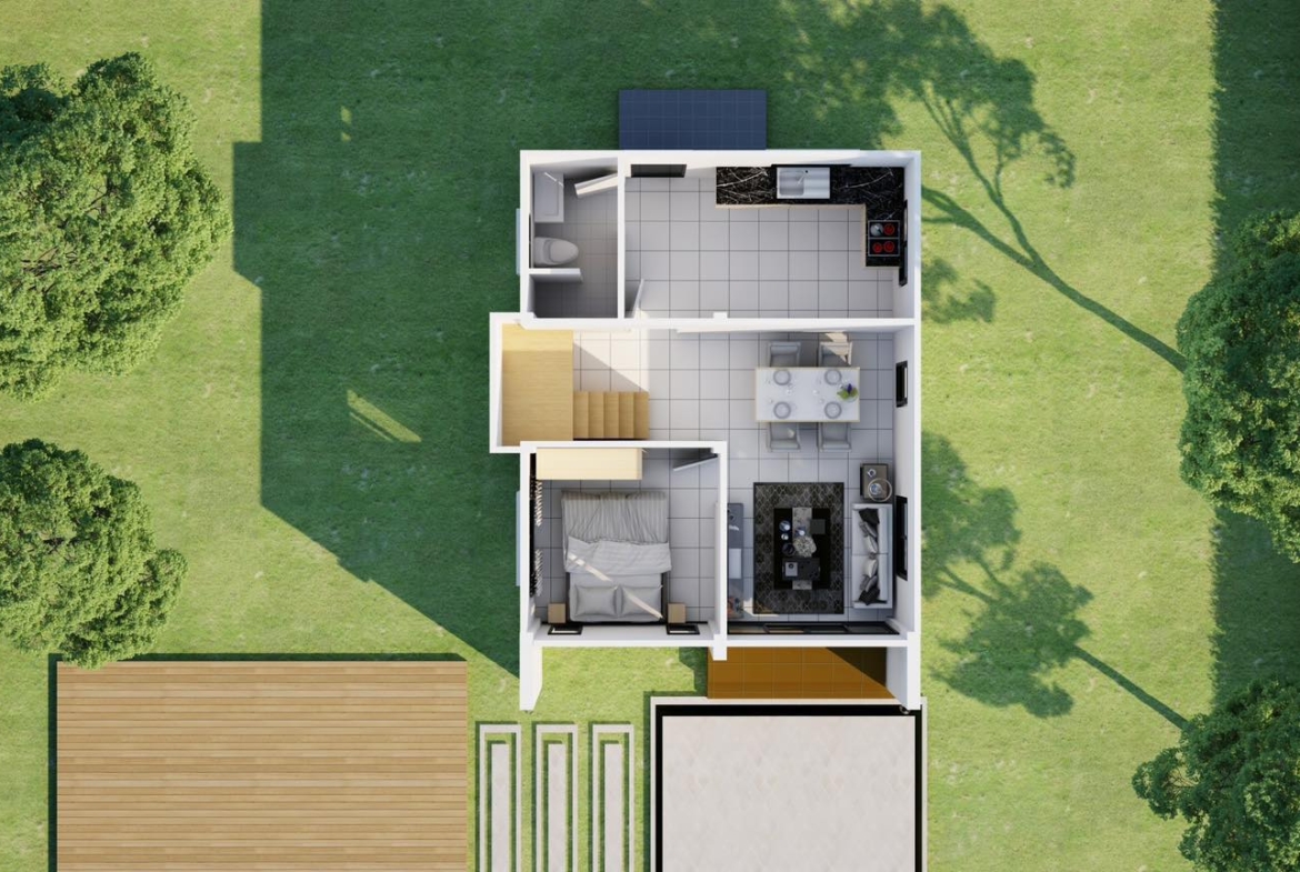 บ้าน SK-9 เป็นบ้านใน สไตล์ Modern Classic ที่เน้นความเรียบง่ายแต่สง่างาม โครงสร้างบ้านมีความสมดุลระหว่างเส้นสายแบบทันสมัยและวัสดุที่สะท้อนถึงความคลาสสิก เช่น การใช้หลังคาทรงปั้นหยาที่ดูมั่นคง เสริมด้วยผนังที่ตกแต่งด้วยโทนสีอบอุ่นและวัสดุหินธรรมชาติ บ้านถูกออกแบบมาให้มีแสงธรรมชาติเข้าถึงอย่างทั่วถึง ด้วยการใช้หน้าต่างกระจกบานใหญ่ ช่วยสร้างความโปร่งโล่งสบาย และลดการใช้พลังงานในตอนกลางวัน