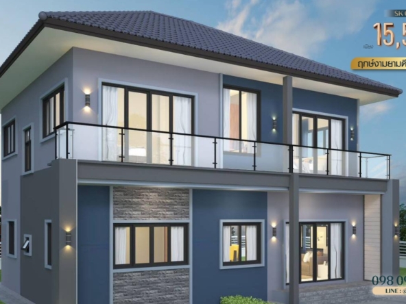 Project คุณบี วังน้อย พระนครศรีอยุธยา 🏠ต้องการออกแบบพร้อมสร้าง..เลือก SK HOME ✅ แบบบ้านพักอาศัยทรงปั้นหยา 2ชั้น ออกแบบตามความต้องการของลูกค้า จัดสรรพื้นที่ได้อย่างลงตัวครับ🎉 🏠ฟังก์ชั่นการใช้สอยภายในบ้าน 📌4ห้องนอน 📌3ห้องน้ำ 📌1ห้องรับแขก 📌ห้องครัว